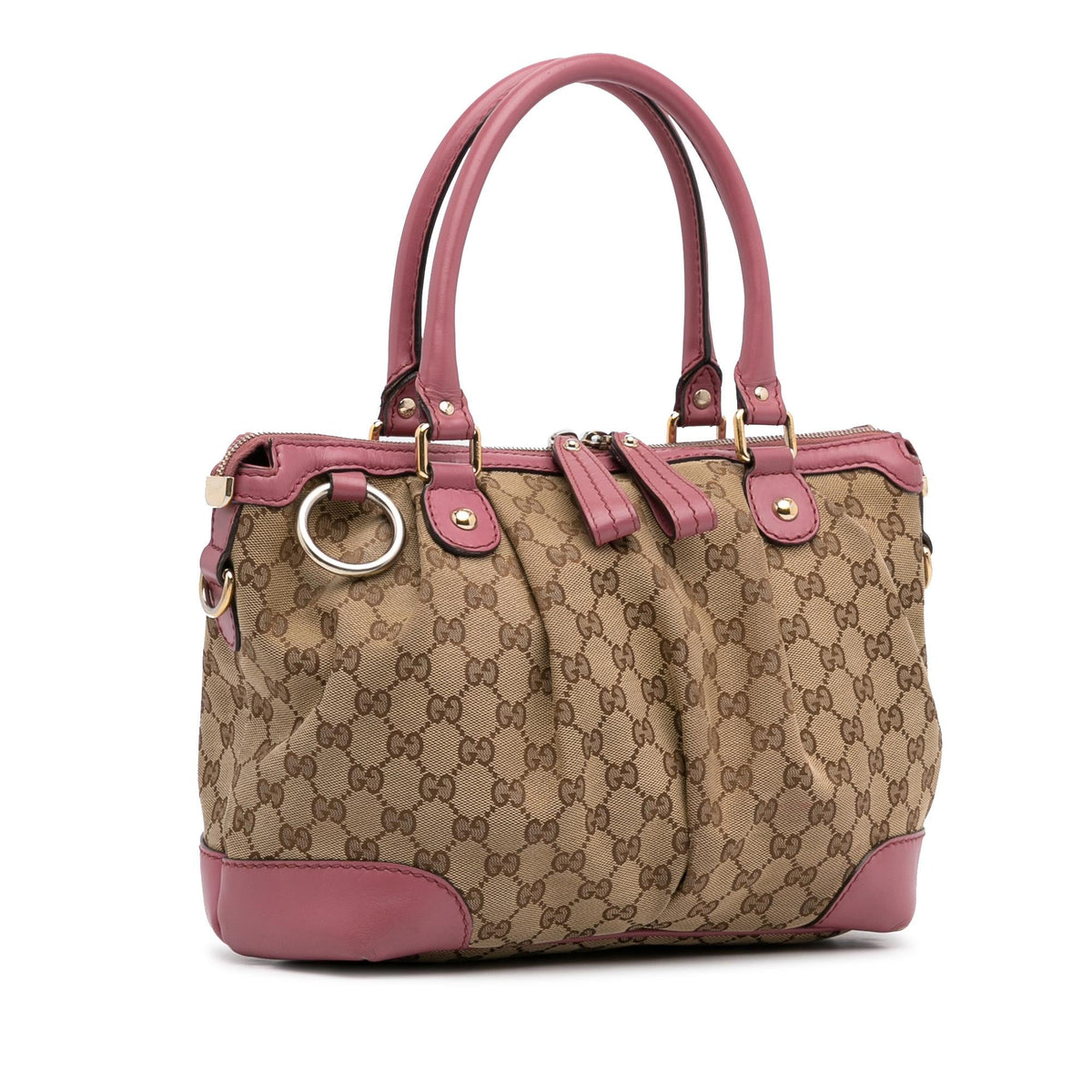 Gucci GG Canvas Sukey Satchel (SHG-2jI04a)