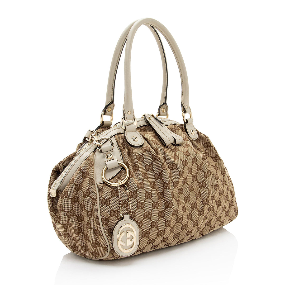 Gucci GG Canvas Sukey Satchel (SHF-sAq51n)