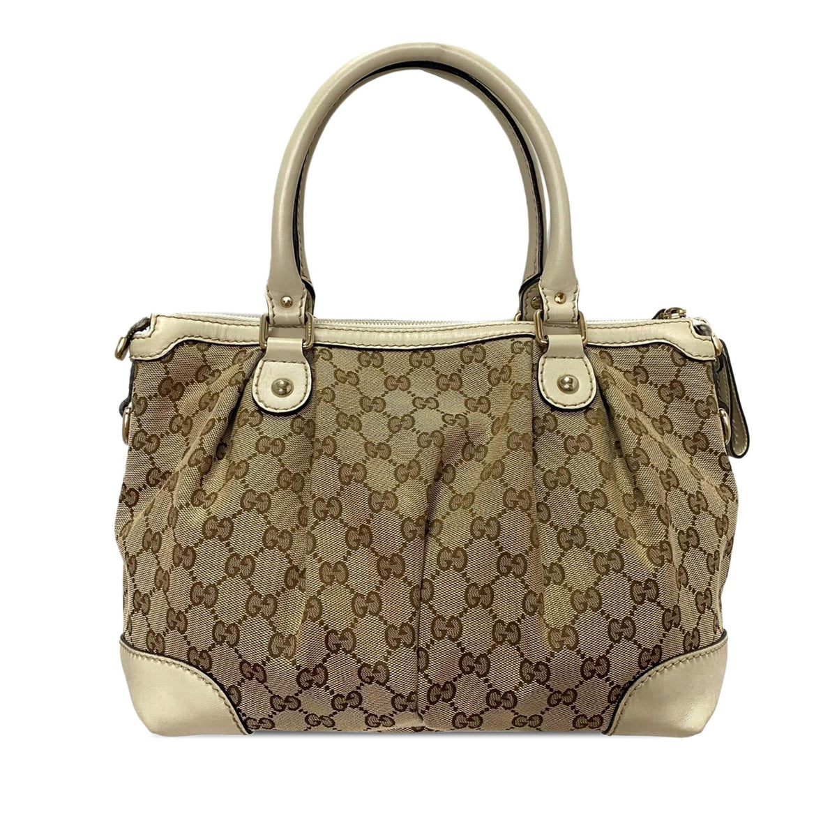 Gucci GG Canvas Sukey Satchel (SHG-HoCR1s)