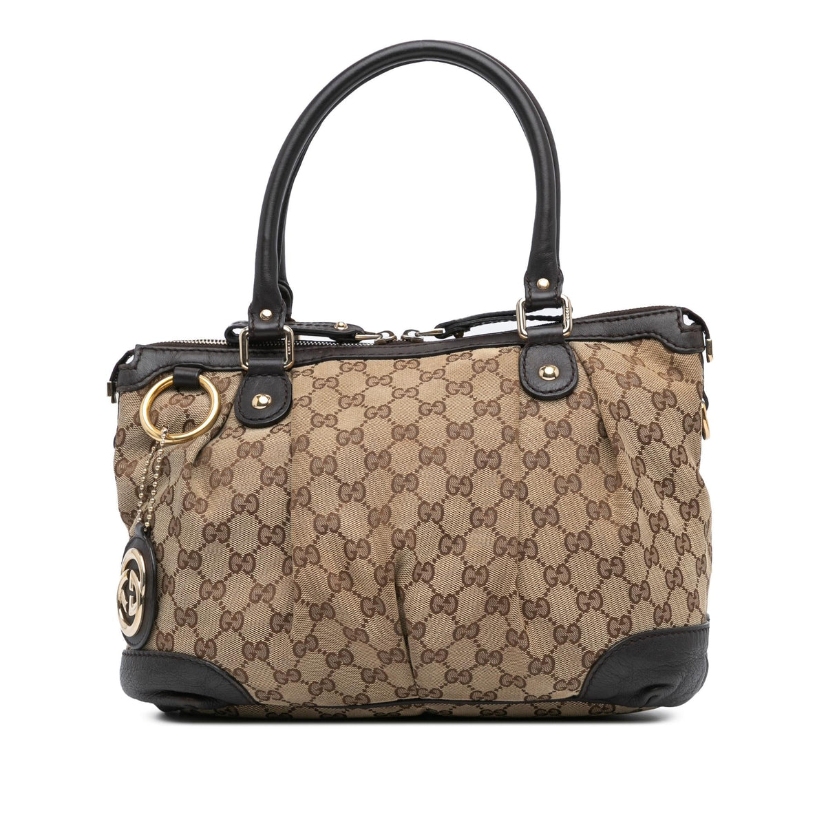 Gucci GG Canvas Sukey Satchel