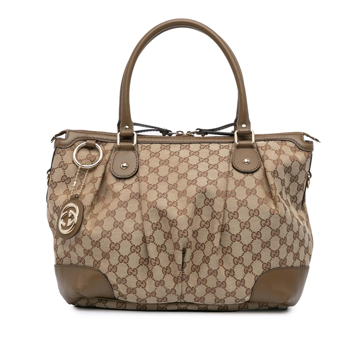 Gucci GG Canvas Sukey Satchel