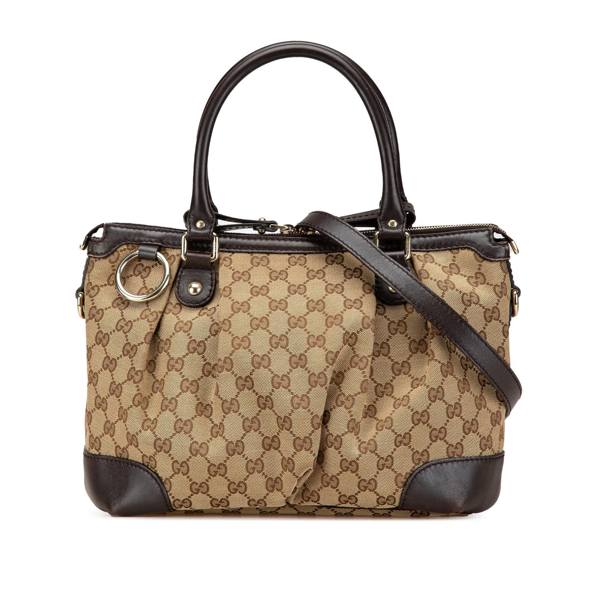 Gucci GG Canvas Sukey Satchel