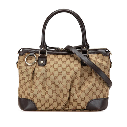 Gucci GG Canvas Sukey Satchel