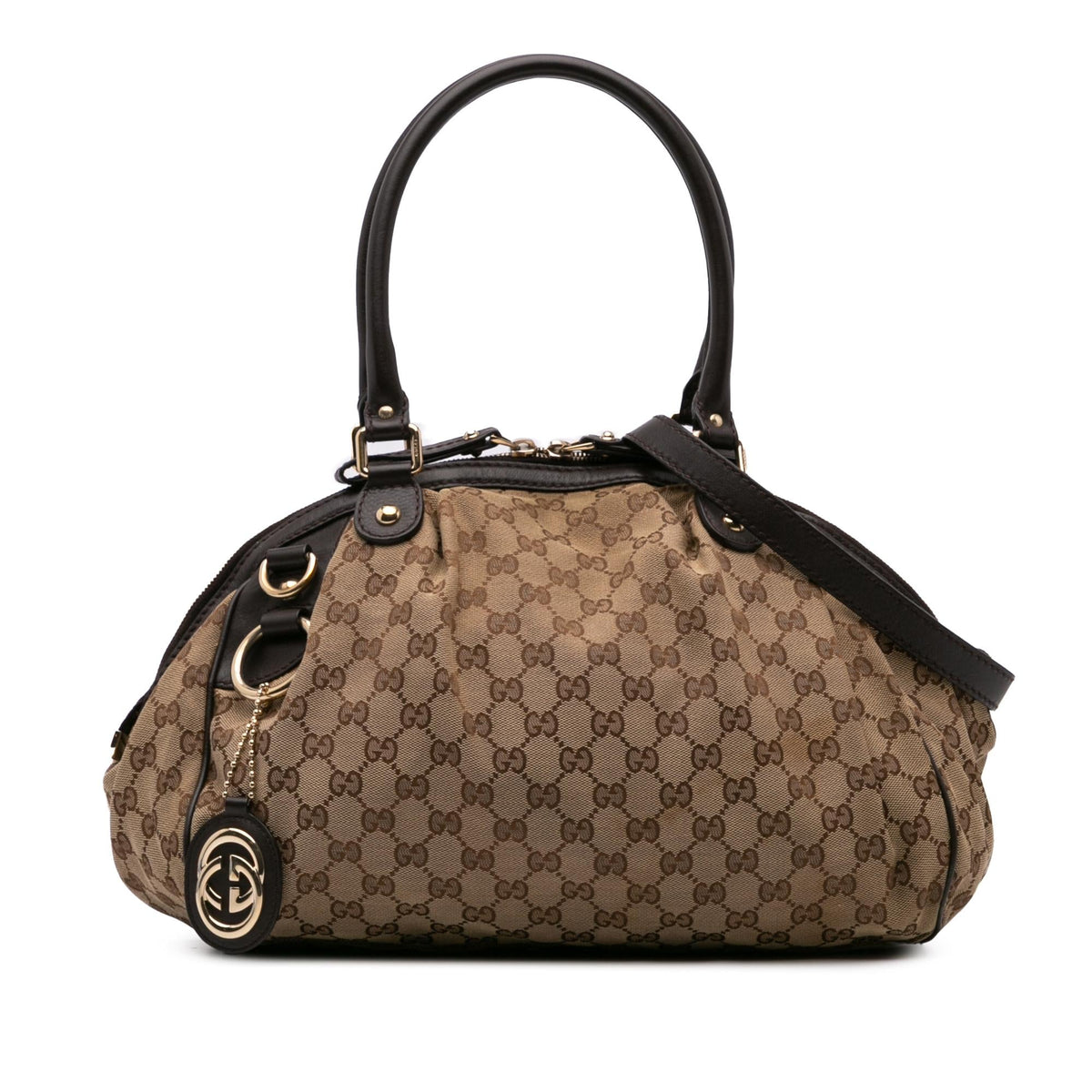 Gucci GG Canvas Sukey Satchel