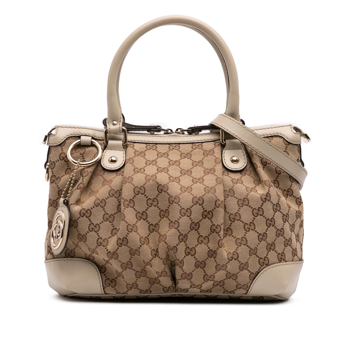 Gucci GG Canvas Sukey Satchel