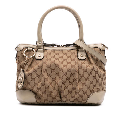 Gucci GG Canvas Sukey Satchel
