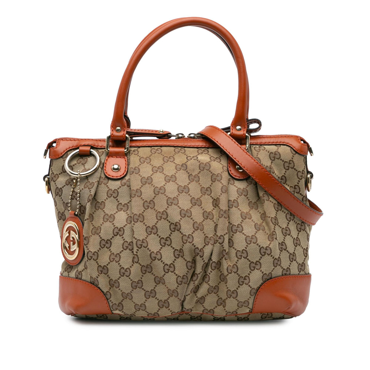 Gucci GG Canvas Sukey Satchel