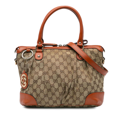 Gucci GG Canvas Sukey Satchel