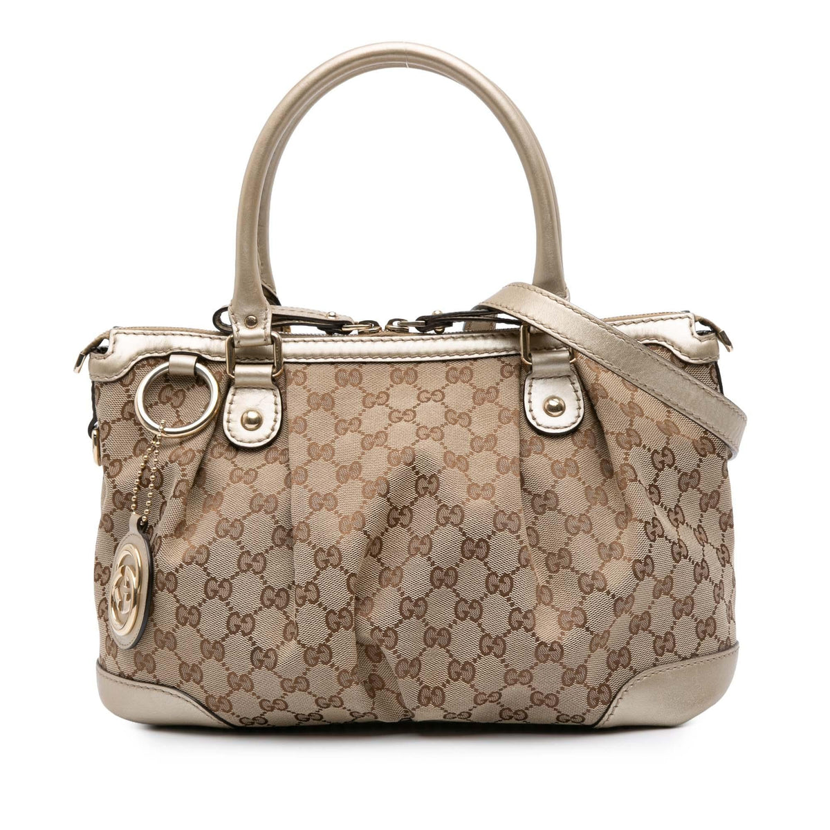 Gucci GG Canvas Sukey Satchel