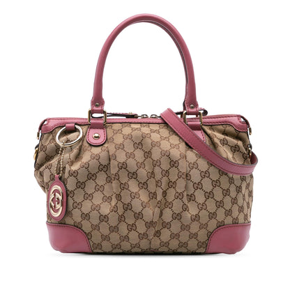Gucci GG Canvas Sukey Satchel