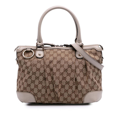 Gucci GG Canvas Sukey Satchel