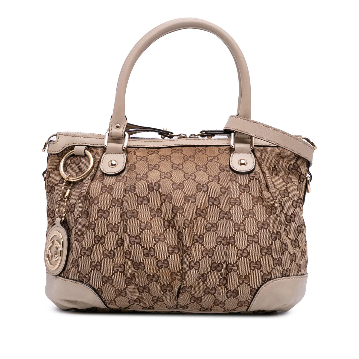 Gucci GG Canvas Sukey Satchel
