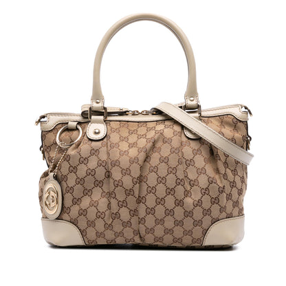Gucci GG Canvas Sukey Satchel