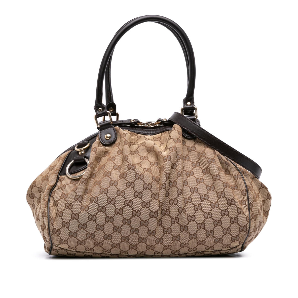 Gucci GG Canvas Sukey Satchel