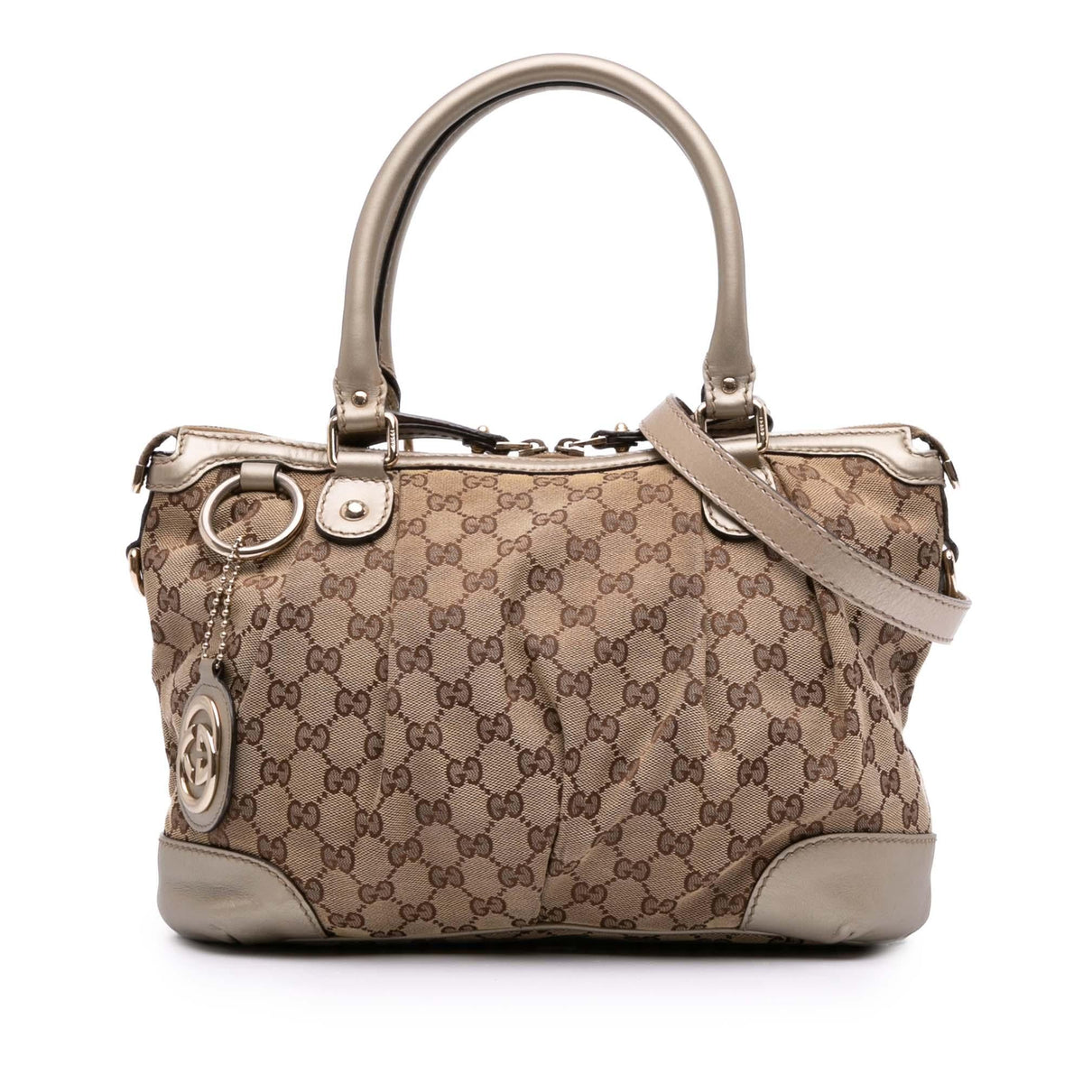 Gucci GG Canvas Sukey Satchel