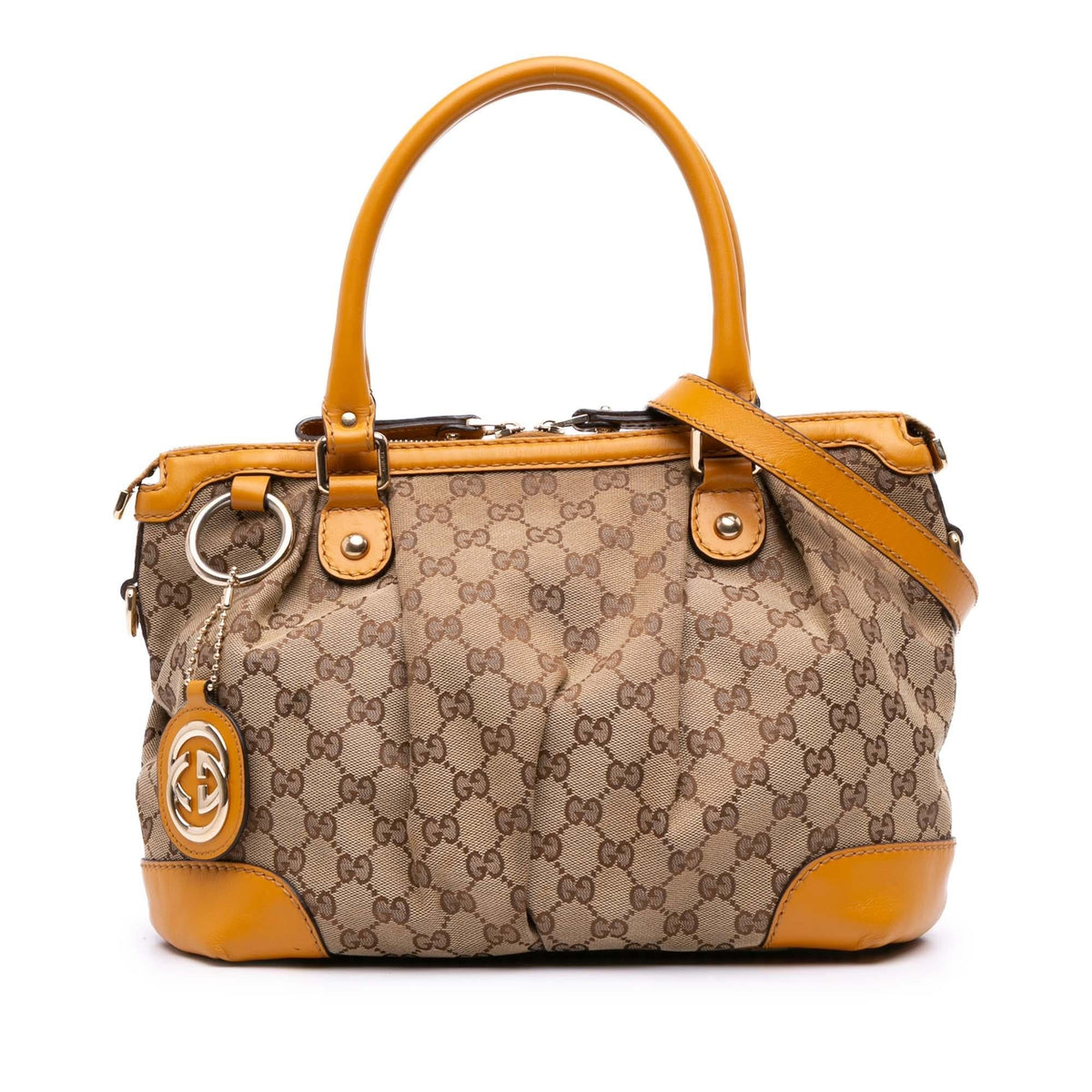 Gucci GG Canvas Sukey Satchel