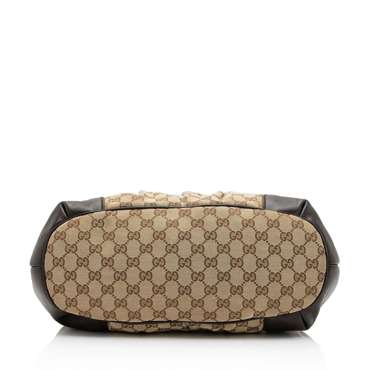 Gucci GG Canvas Sukey Top Handle Large Satchel (SHF-UQfjnb)