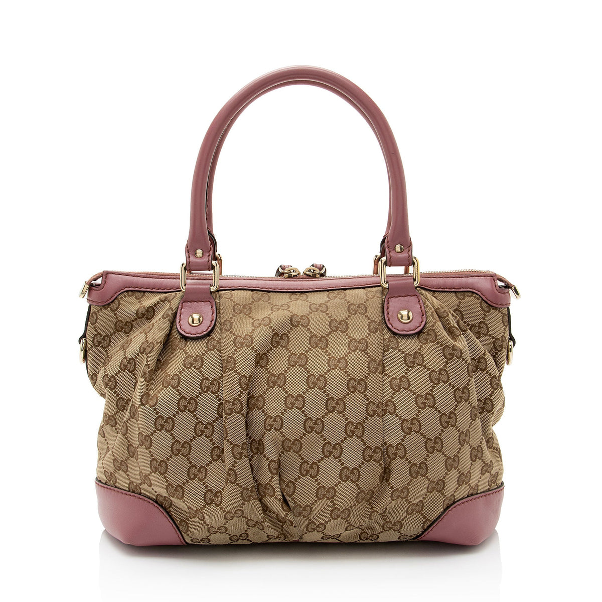Gucci GG Canvas Sukey Medium Satchel (SHF-pOZTUq)