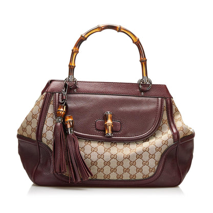Gucci GG Canvas Tassel Bamboo (SHG-35227)