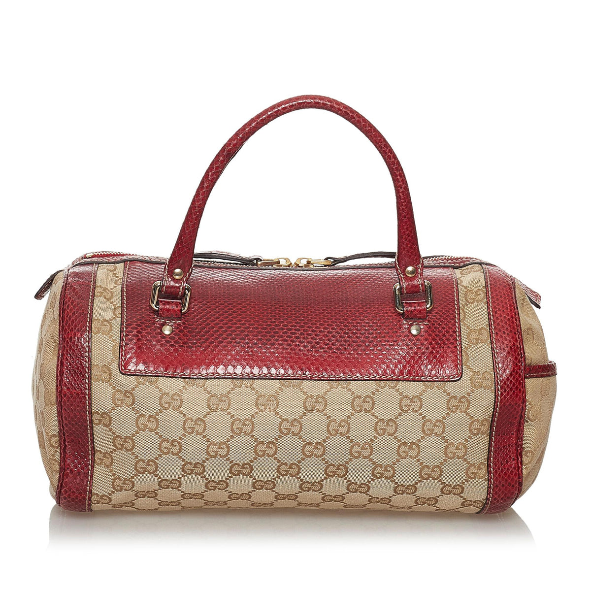 Gucci GG Canvas Trophy Handbag (SHG-30899)
