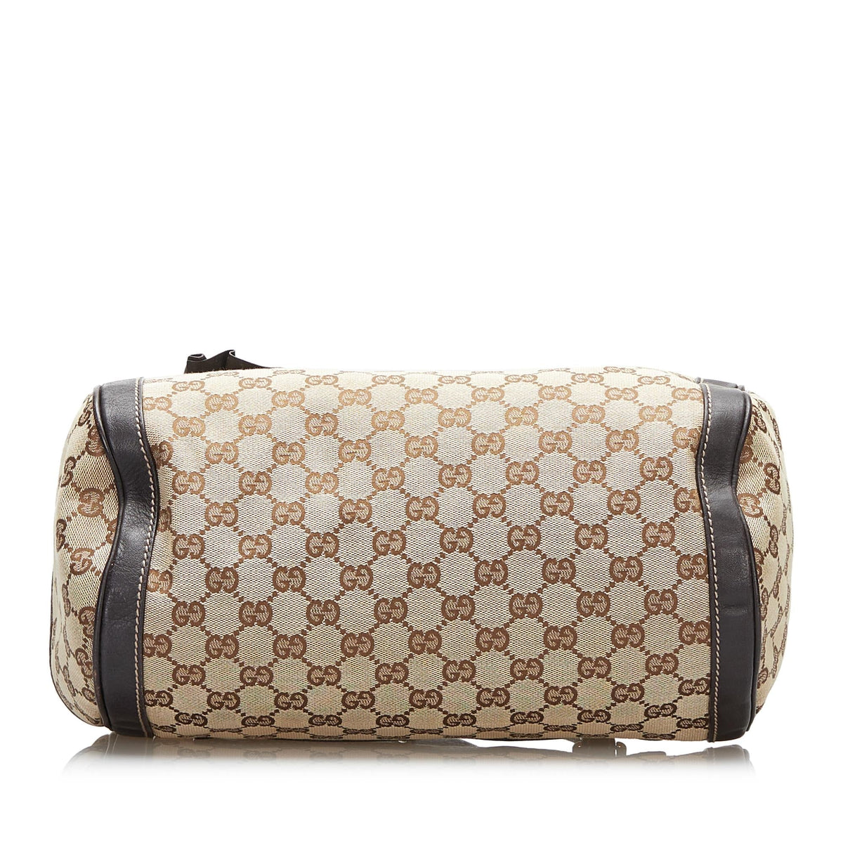 Gucci GG Canvas Trophy Handbag (SHG-4YAF0E)