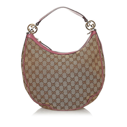 Gucci GG Canvas Twins Hobo Bag (SHG-29990)