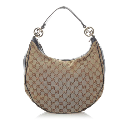 Gucci GG Canvas Twins Hobo Bag (SHG-30916)