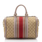 Gucci GG Canvas Vintage Web Joy Medium Boston Bag