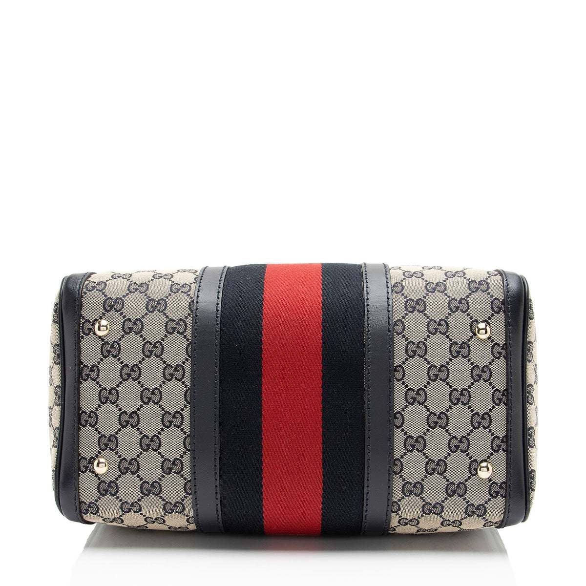 Gucci GG Canvas Vintage Web Joy Medium Boston Bag