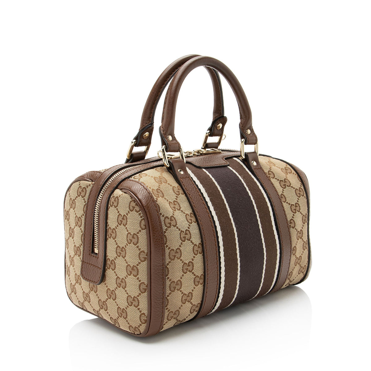 Gucci GG Canvas Vintage Web Joy Small Boston Bag