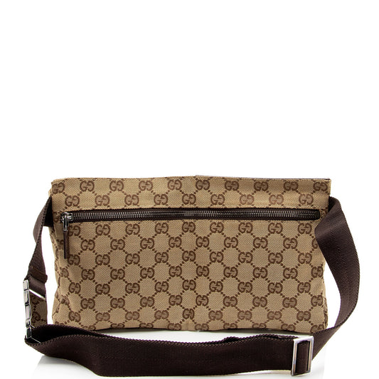 Gucci GG Canvas Waist Belt Bag (SHF-4je3UX)