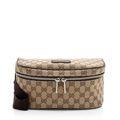 Gucci GG Canvas Waist Pouch Belt Bag (SHF-23046)