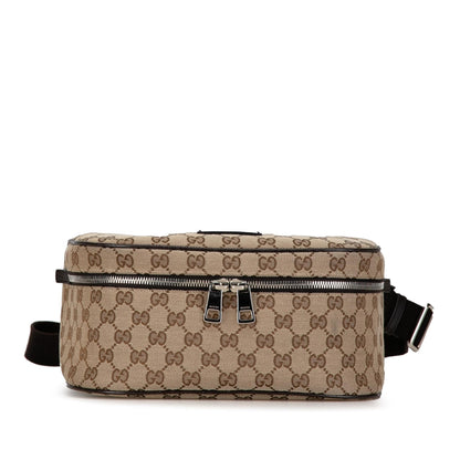 Gucci GG Canvas Waist Pouch (SHG-EXohJH)