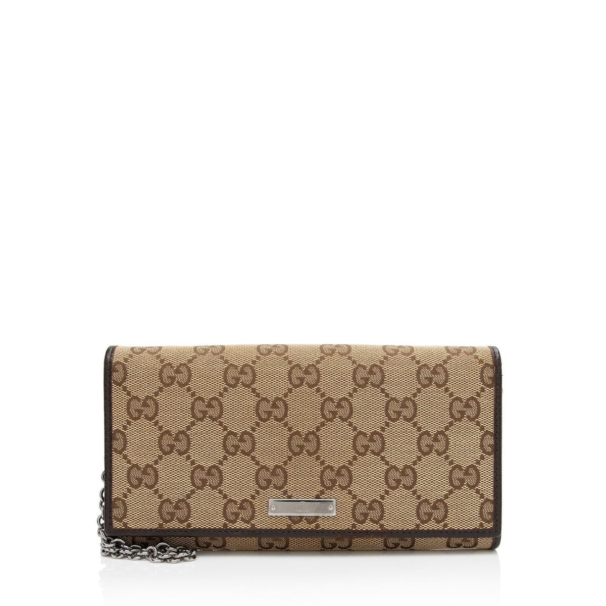 Gucci GG Canvas Wallet on Chain Bag (SHF-4BzUx8)