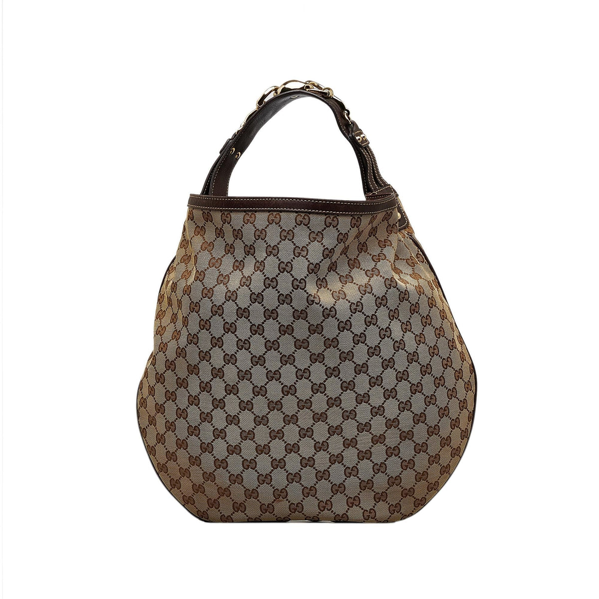 Gucci GG Canvas Wave Hobo Bag (SHG-LhwmxY)