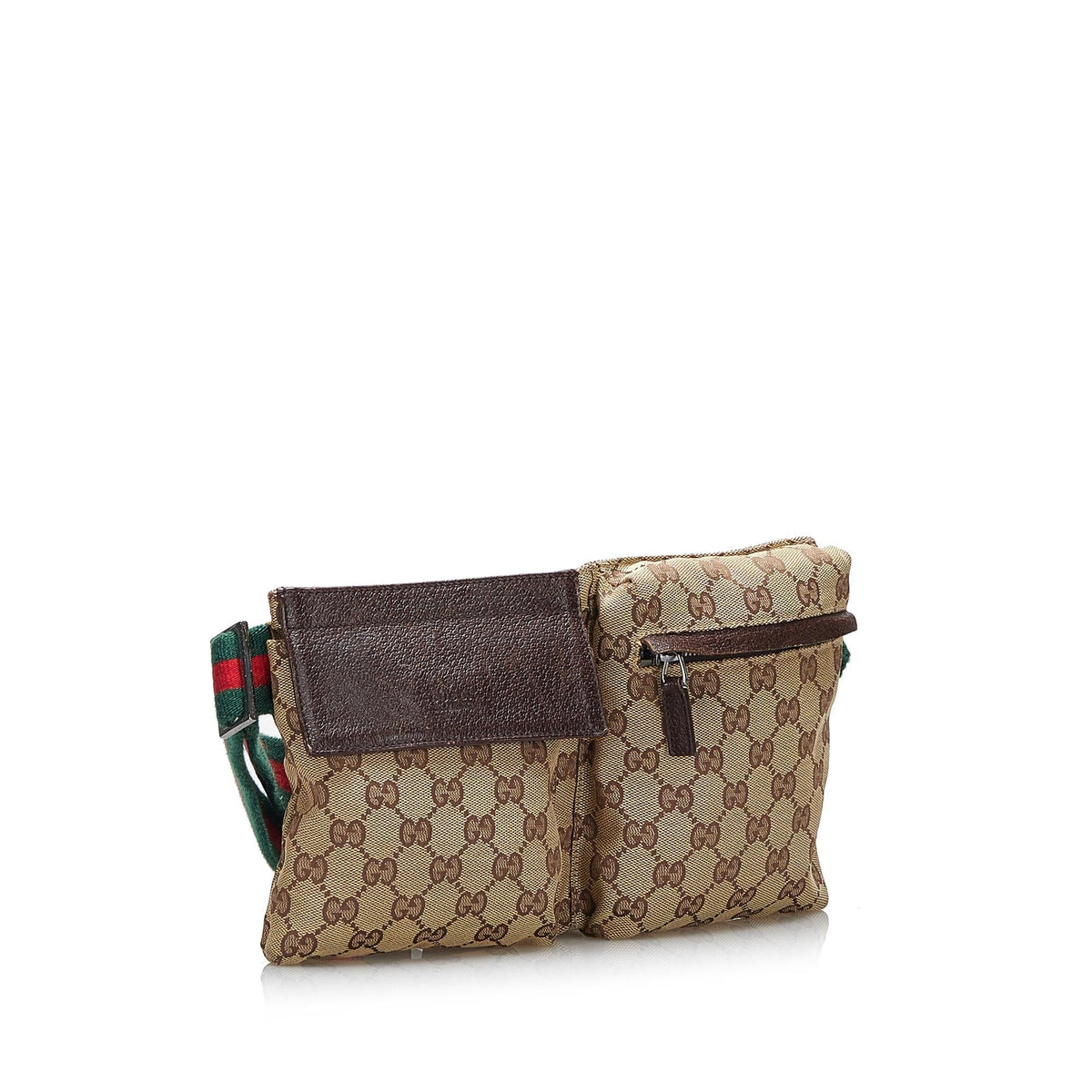 Gucci GG Canvas Web Belt Bag (SHG-6Kyxfy)