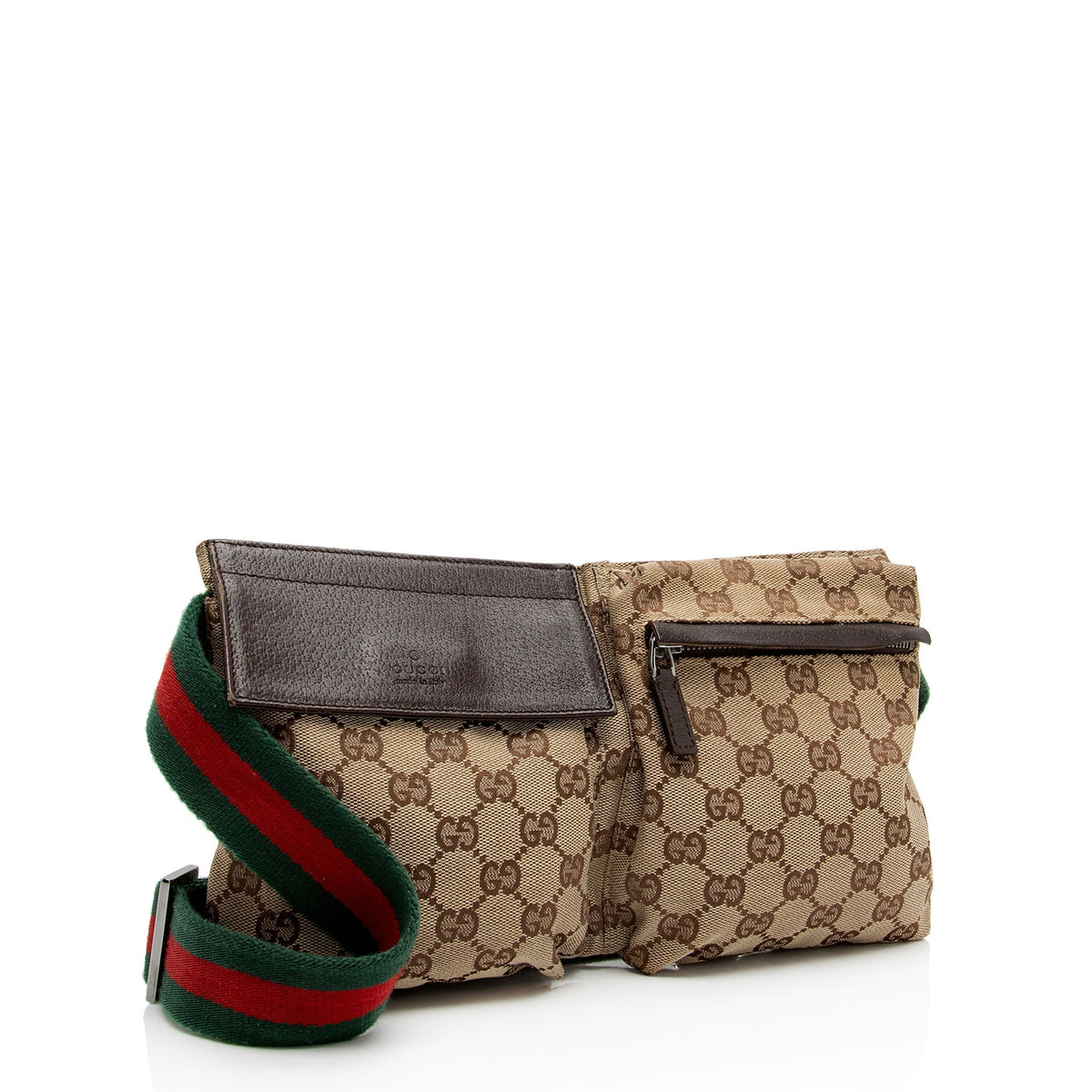 Gucci GG Canvas Web Belt Bag (SHF-k4S9yN)