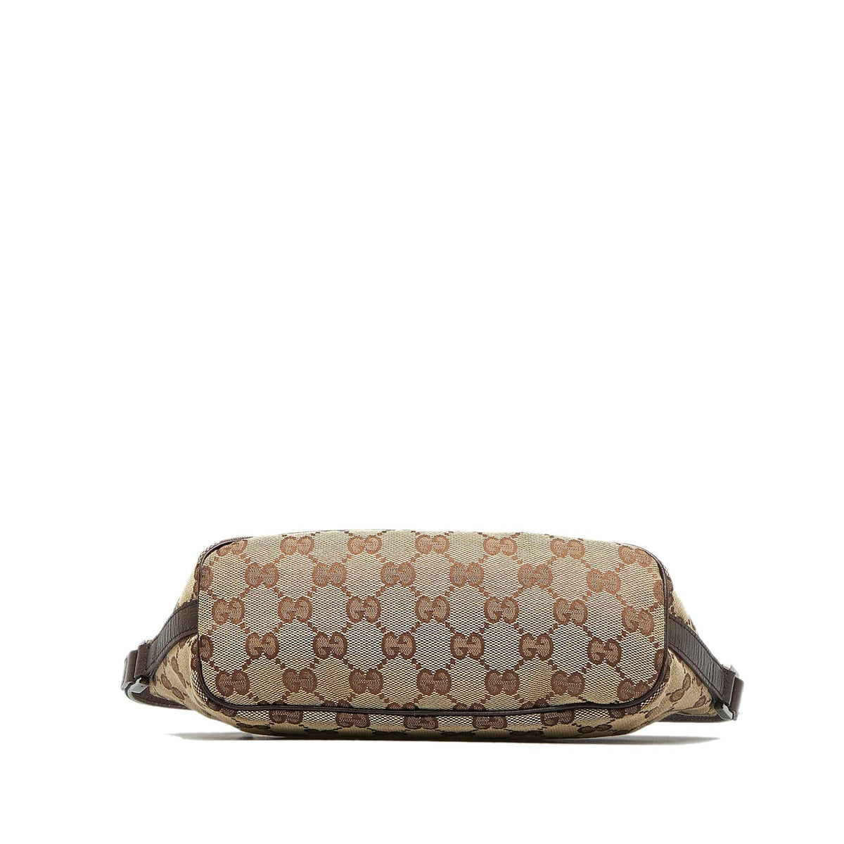 Gucci GG Canvas Web Boat Baguette (SHG-9aJiNR)