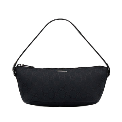 Gucci GG Canvas Web Boat Pochette (SHG-hSS1sG)