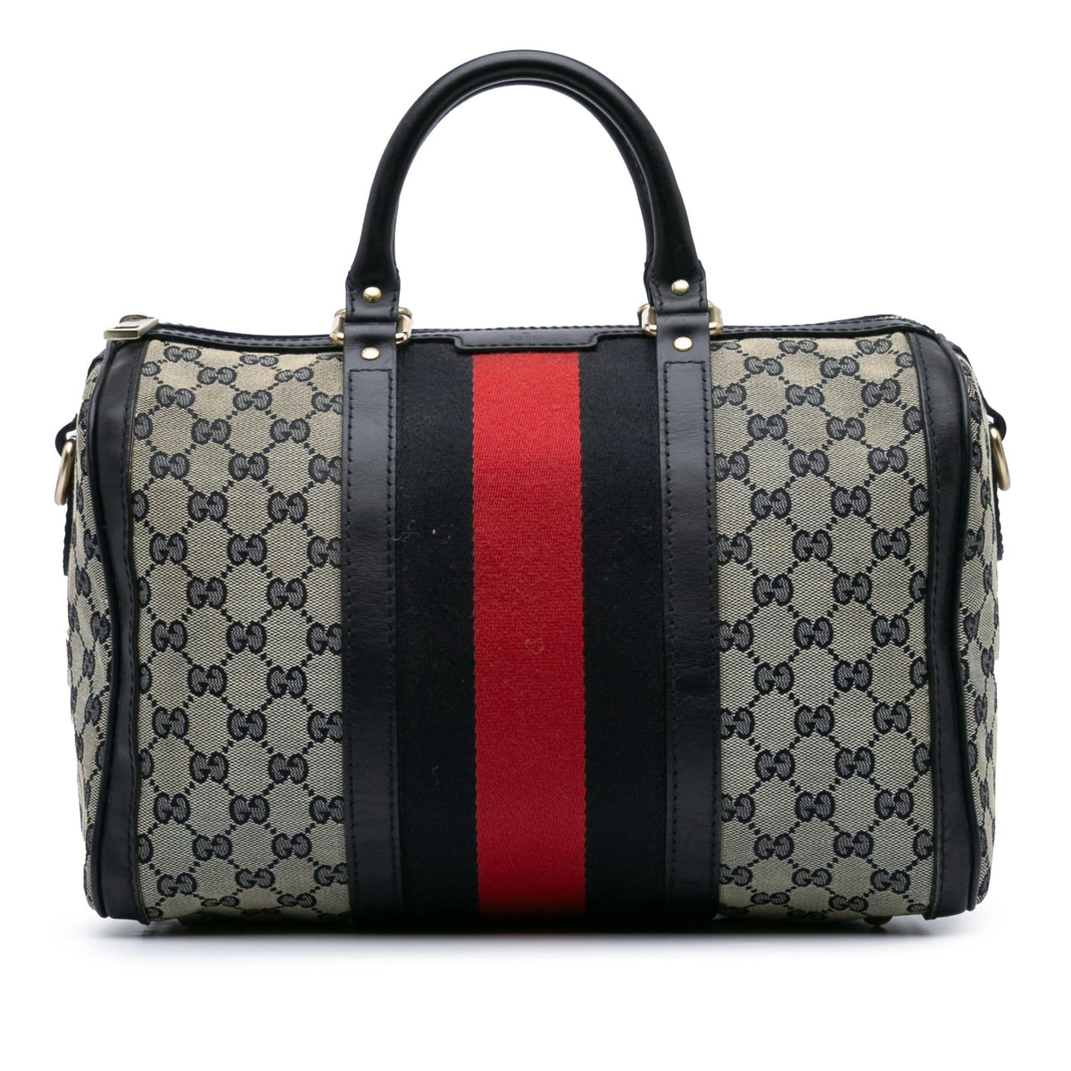 Gucci GG Canvas Web Boston