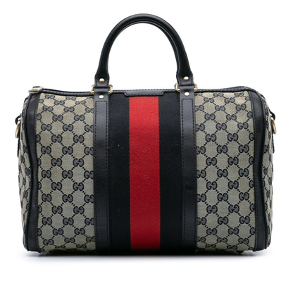 Gucci GG Canvas Web Boston