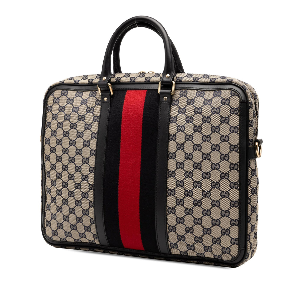 Gucci GG Canvas Web Briefcase