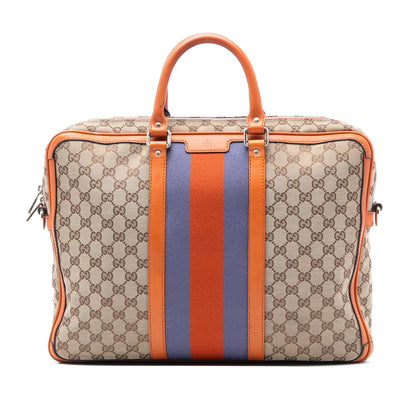 Gucci GG Canvas Web Briefcase