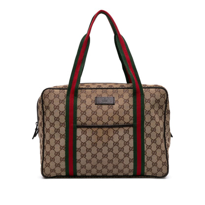 Gucci GG Canvas Web Business Bag