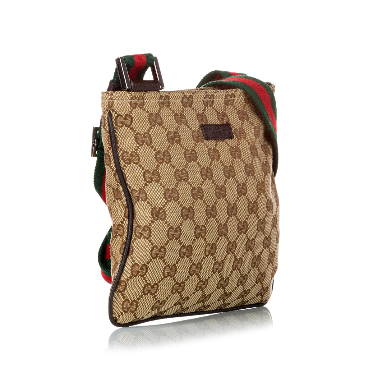 Gucci GG Canvas Web Crossbody Bag (SHG-30989)