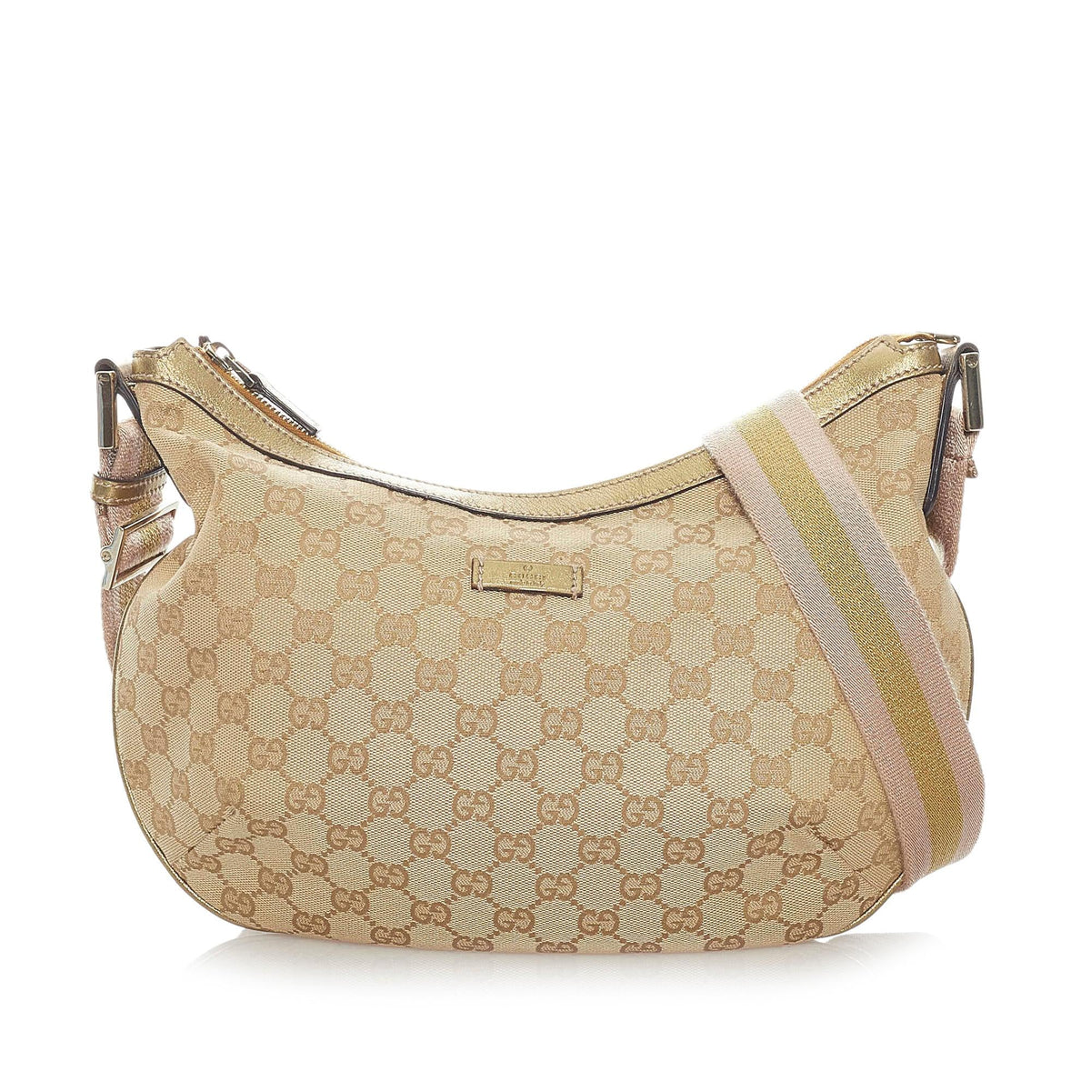 Gucci GG Canvas Web Crossbody Bag (SHG-32086)