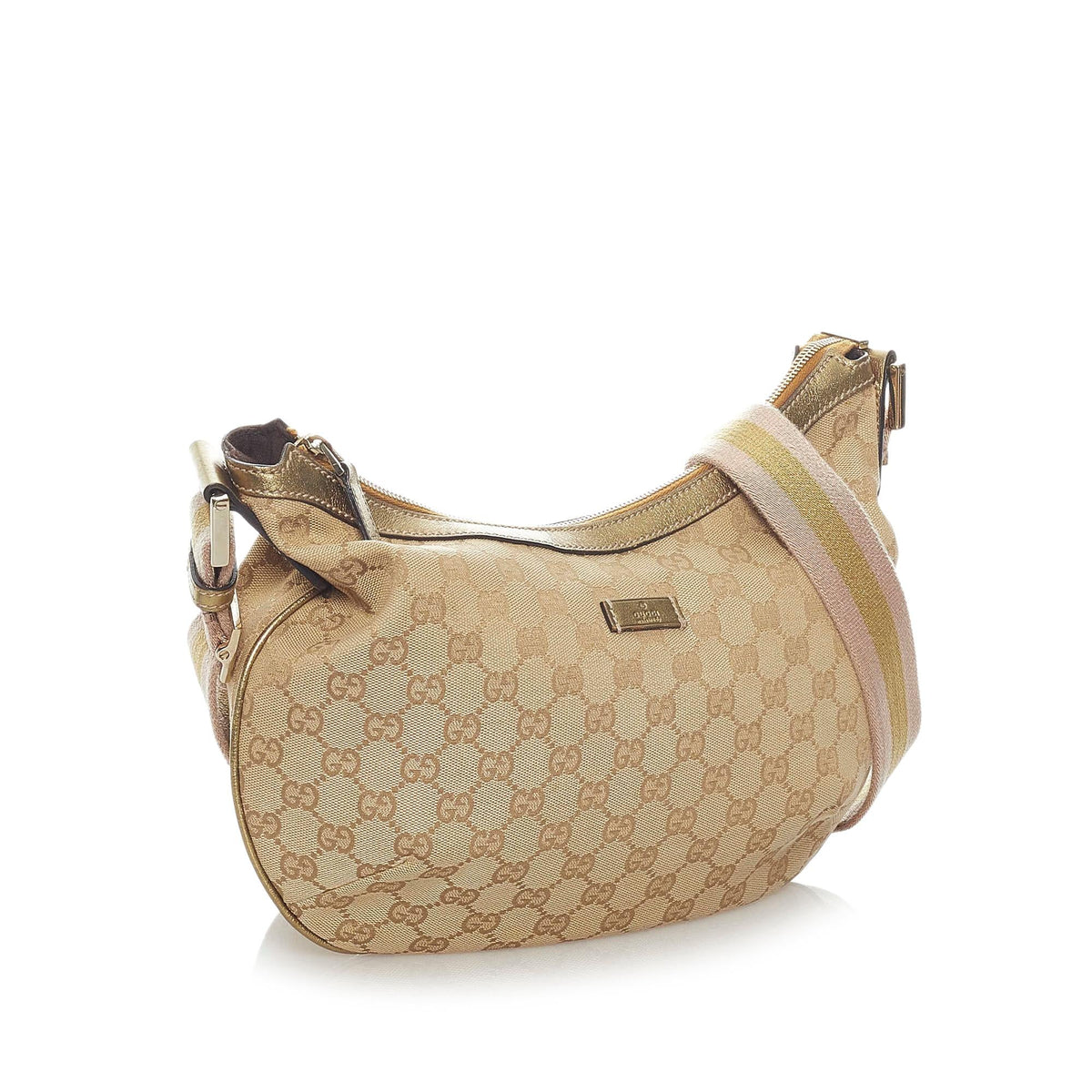Gucci GG Canvas Web Crossbody Bag (SHG-32086)