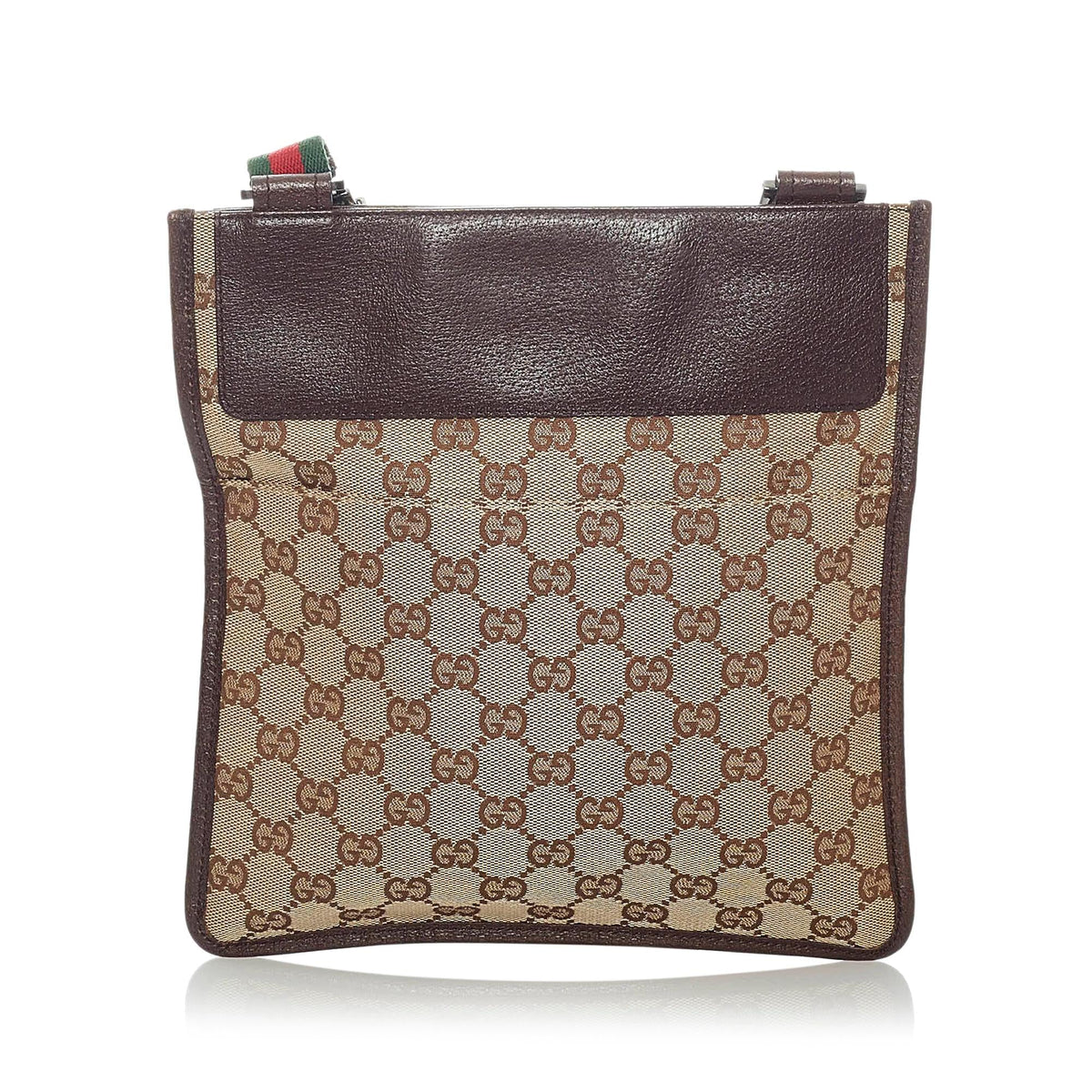 Gucci GG Canvas Web Crossbody Bag (SHG-32732)