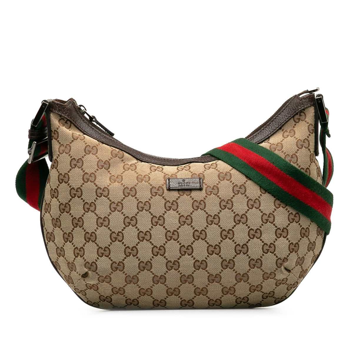 Gucci GG Canvas Web Crossbody (SHG-bpNgYQ)