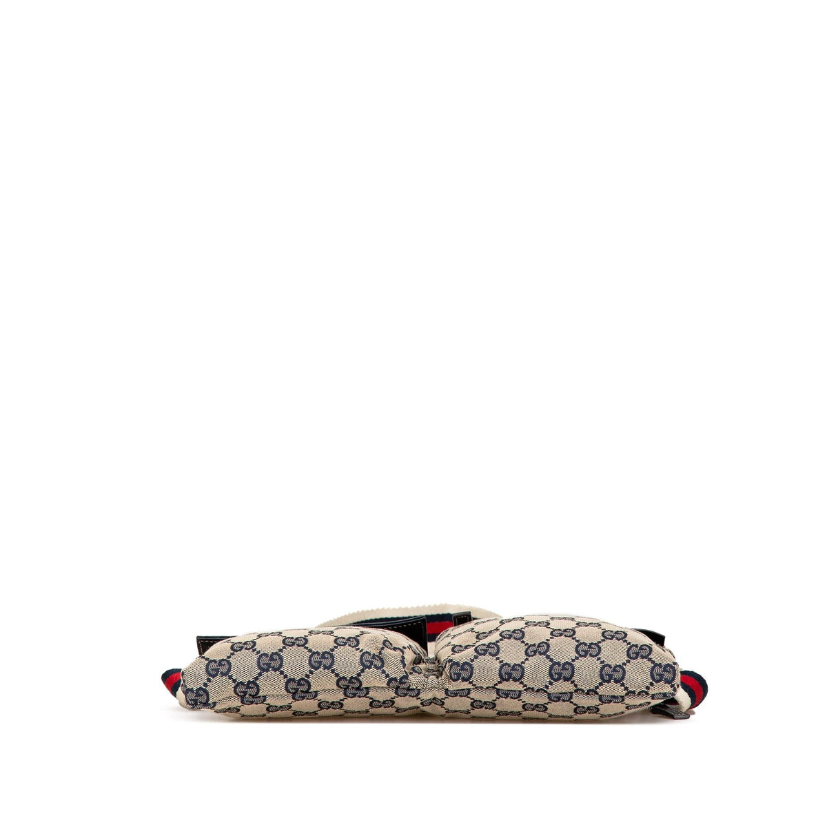 Gucci GG Canvas Web Double Pocket Belt Bag